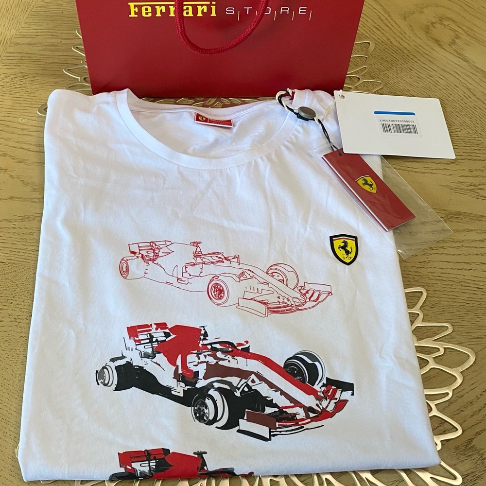 Ferrari Formula 1 Slim Fit Tech Car T Shirt